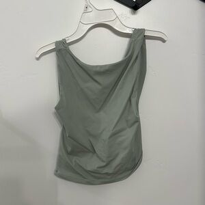 Open back tank top